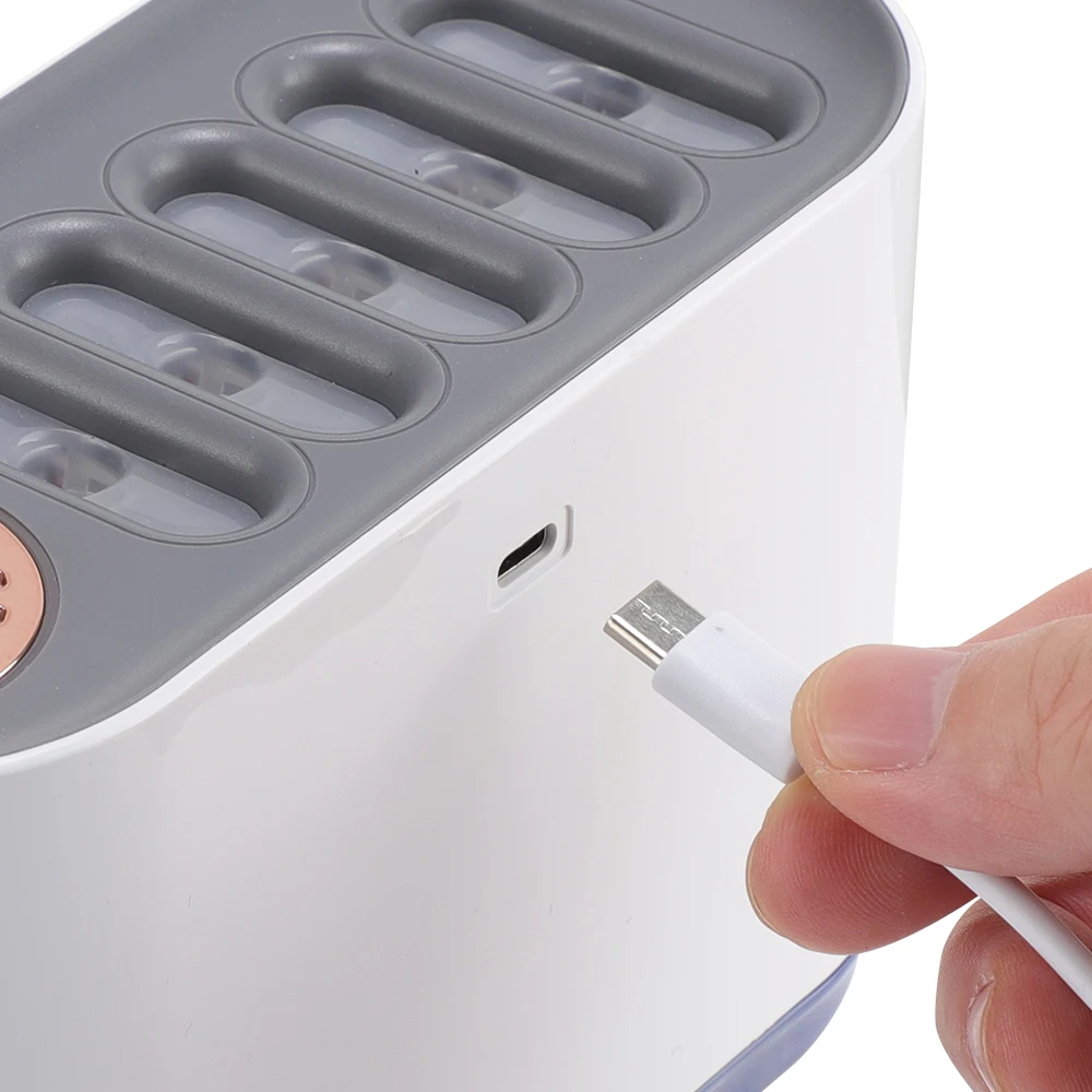 Humidificateur 700ml LED Audio - 5 Buses | Diffuseur Arôme USB + Minuterie | Chambre & Voiture – Image 10